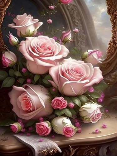 Mesribandy Kreuzstich Stickpackung 11CT Vorgedruckt Kreuzstich Set Blumen DIY Starter Stickbild Handwer Geschenk Heimdekoration 50x70 cm Mesribandy Kreuzstich Stickpackung 11CT Vorgedruckt Kreuzstich Set Blumen DIY Starter Stickbild Handwer Geschenk Heimdekoration 50x70 cm von Mesribandy
