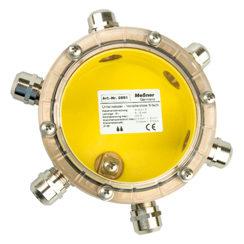 Messner Unterwasser Verteilerdose 6-fach (168/002651) von Messner
