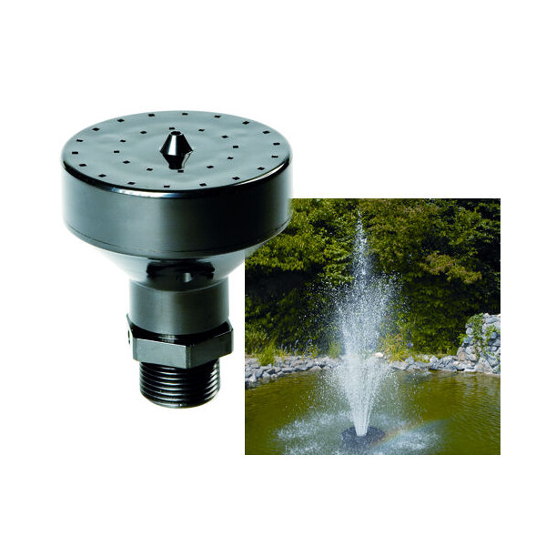 Meßner Vulkandüse 1 Zoll (AG) schwarz von Messner