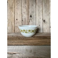 Pyrex Rührschale 402/Servierschale Frühlingsblüte Nistschale Küche von MessyBeansEmporium