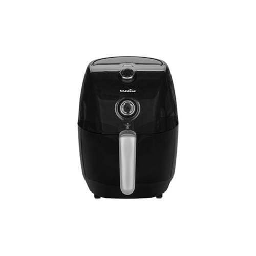 MESTIC ma-100 freistehend Hot Air Fryer Fritteuse 1.5L 900 W Schwarz, Edelstahl (Hot Air Fryer, 1,5 l, Schwarz, Edelstahl, Rotation, freistehend, 900 W) von Mestic