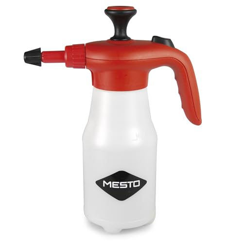 Mesto Drucksprüher Universal Plus F1 (Sprühflasche, 1 Liter, transparent, Handsprüher, Pumpsprüher) 3132PR von Mesto