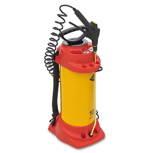 Mesto Hochdrucksprühgerät Ferrox Plus (Füllinhalt 10 Liter, Behälter Stahl, Trageriemen, Druck 6 bar) 3585P, Schwarz von Mesto