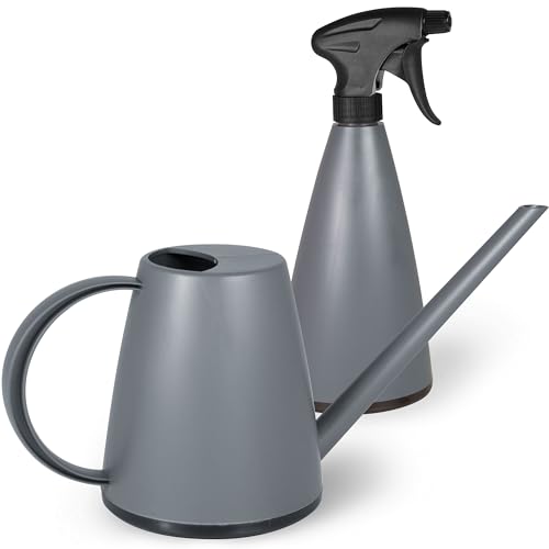 MESTO Lucky Stone Gießkanne 1L Set inkl. MINI Stone Handzerstäuber 0,79L | Sprühflasche & Giesskanne für Zimmerpflanzen & Garten | Bewässerung & Pflanzenpflege | Verstellbare Düse | Indoor & Outdoor MESTO Lucky Stone Gießkanne 1L Set inkl. MINI Stone Handzerstäuber 0,79L | Sprühflasche & Giesskanne für Zimmerpflanzen & Garten | Bewässerung & Pflanzenpflege | Verstellbare Düse | Indoor & Outdoor von Mesto