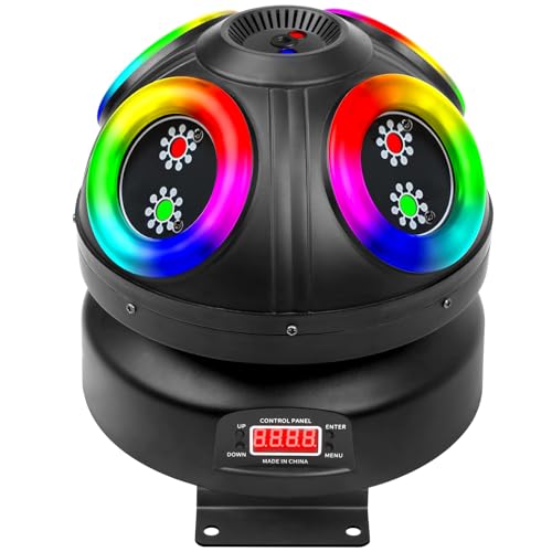 Bühnenlichter Magic Ball, DJ-Lichter, bewegliche Kopflichter mit RGB-Beam-Effekt, stufenlose Rotation mit DMX-Steuerung und aktiviertem Ton für Hochzeits-DJ-Partys, Live-House Bühnenlichter Magic Ball, DJ-Lichter, bewegliche Kopflichter mit RGB-Beam-Effekt, stufenlose Rotation mit DMX-Steuerung und aktiviertem Ton für Hochzeits-DJ-Partys, Live-House von MetYonLaser