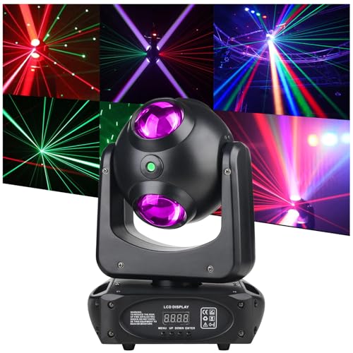 DJ-Party-Lichter, 100-W-Moving-Head-Licht mit Beam-Effekt-Scan-Licht, unendlich drehbare DJ-Lichter mit aktiviertem Ton für Hochzeits-DJ-Partys und Live-House DJ-Party-Lichter, 100-W-Moving-Head-Licht mit Beam-Effekt-Scan-Licht, unendlich drehbare DJ-Lichter mit aktiviertem Ton für Hochzeits-DJ-Partys und Live-House von MetYonLaser