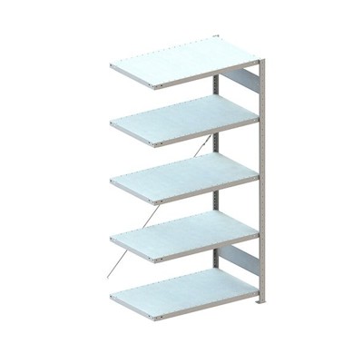 Anbauregal CLIP 100 2000 x 1000 x 600 vzk kpl. mit 5 Böden Anbauregal CLIP 100 2000 x 1000 x 600 vzk kpl. mit 5 Böden von Meta
