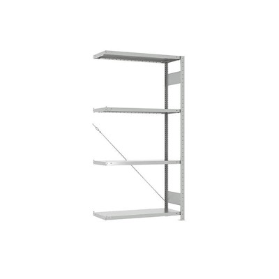 Anbauregal CLIP 100 2000x1000x400, 4 Böden, zerlegt Anbauregal CLIP 100 2000x1000x400, 4 Böden, zerlegt von Meta