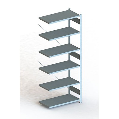 Anbauregal CLIP 100 S3 Längsriegel 2500x1000x500 6 Böden, vzk, zerlegt Anbauregal CLIP 100 S3 Längsriegel 2500x1000x500 6 Böden, vzk, zerlegt von Meta