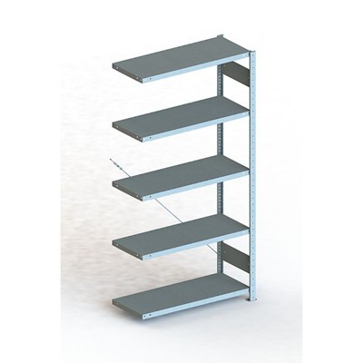 Anbauregal CLIP 150 S3 2000 x 1000 x 400 RAL 7035 kpl. mit 5 Böden Anbauregal CLIP 150 S3 2000 x 1000 x 400 RAL 7035 kpl. mit 5 Böden von Meta