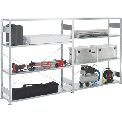 Anbauregal CLIP 200 S3 2000 x 1700 x 600 vzk kpl. mit 4 Böden von Meta