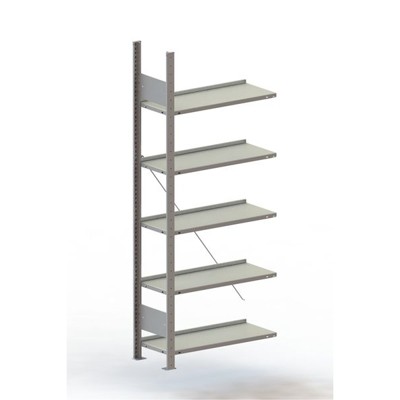 Büro-Anbauregal Compact S3 1850 x 750 x 300 vzk, 5 Böden ohne Abdeckboden Büro-Anbauregal Compact S3 1850 x 750 x 300 vzk, 5 Böden ohne Abdeckboden von Meta