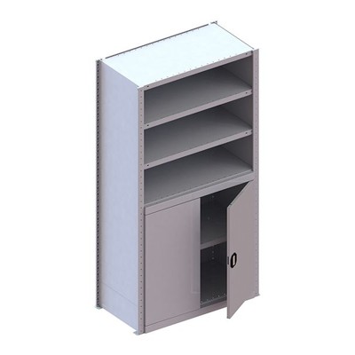 CLIP 100 GR Schrankmodul 2000 x 1000 x 500 RAL 7035 kpl. mit 6 Böden und Tür 1m CLIP 100 GR Schrankmodul 2000 x 1000 x 500 RAL 7035 kpl. mit 6 Böden und Tür 1m von Meta