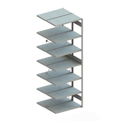 Doppel-Anbauregal CLIP 150 3000 x 1000 x 500 vzk kpl. mit 2 x 7 Böden Doppel-Anbauregal CLIP 150 3000 x 1000 x 500 vzk kpl. mit 2 x 7 Böden von Meta