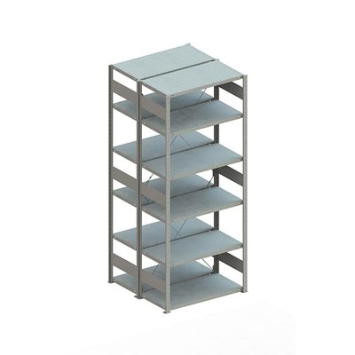 Doppel-Grundregal CLIP 230 2500 x 1000 x 500 vzk kpl. mit 2 x 6 Böden Doppel-Grundregal CLIP 230 2500 x 1000 x 500 vzk kpl. mit 2 x 6 Böden von Meta