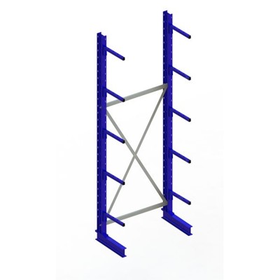 KR Grundregal IPE120 einseitig 3000 x 1000 x 400 RAL 5010 je 5 Kragarme von Meta