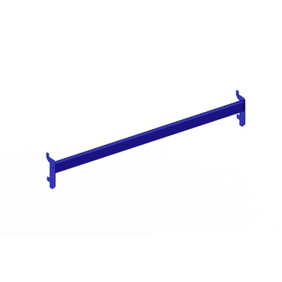 KR Trageschiene 1000mm für Aufsteckhalter kpl. RAL 5010 von Meta