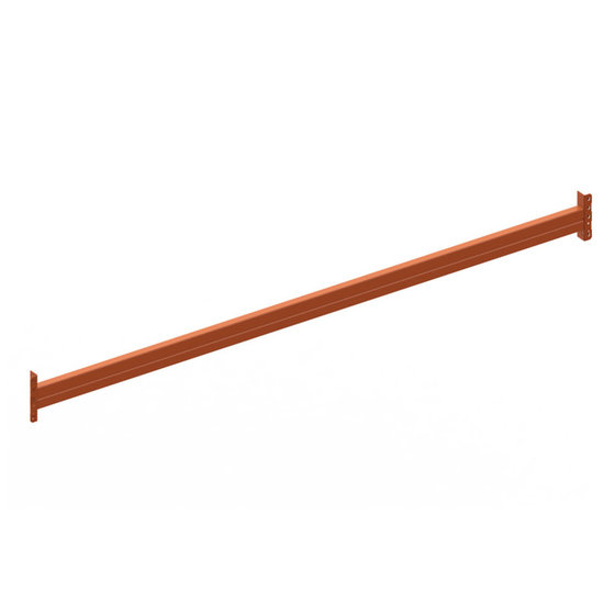 META® - Holm 3300x50x120 St RAL 2001 rotorange Palettenregal Stiftgesichert 2450kg von Meta