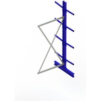 Meta Kragarmregal Anbau IPE120 doppelseitig 2500 x 1000 x 800 mm Enzianblau + 8 Armen je Ständer Meta Kragarmregal Anbau IPE120 doppelseitig 2500 x 1000 x 800 mm Enzianblau + 8 Armen je Ständer von META