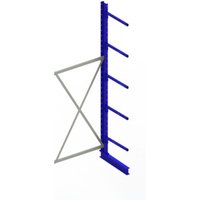 Meta Kragarmregal Anbau IPE120 einseitig 2000 x 1000 x 400 mm Enzianblau + 4 Armen je Ständer Meta Kragarmregal Anbau IPE120 einseitig 2000 x 1000 x 400 mm Enzianblau + 4 Armen je Ständer von META
