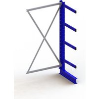 Meta Kragarmregal Anbau IPE140 einseitig 2000 x 1000 x 600 mm Enzianblau + 4 Armen je Ständer Meta Kragarmregal Anbau IPE140 einseitig 2000 x 1000 x 600 mm Enzianblau + 4 Armen je Ständer von META
