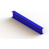 Meta Kragarmregal Doppelfuß IPE120 2x500 mm (1220) Enzianblau für Multistrong L von META