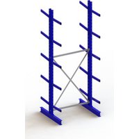 Meta Kragarmregal Grundregal IPE140 doppelseitig 3500x1300x1000 mm Enzianblau + 10 Armen + Ständer Multistrong M Meta Kragarmregal Grundregal IPE140 doppelseitig 3500x1300x1000 mm Enzianblau + 10 Armen + Ständer Multistrong M von META