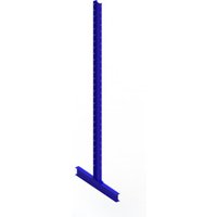 Meta Kragarmregal Ständer IPE 120 doppelseitig 3000 x 400 mm Enzianblau Multistrong L von META