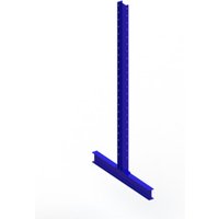 Meta Kragarmregal Ständer IPE140  doppelseitig 2500 x 500 mm Enzianblau Multistrong M von META