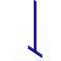 Meta Kragarmregal Ständer IPE140  doppelseitig 3000 x 500 mm Enzianblau Multistrong M von META