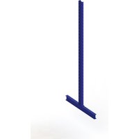 Meta Kragarmregal Ständer IPE140 doppelseitig 3500x600 mm Enzianblau Multistrong M von META