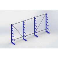 Meta Langgutregal System ATLAS ST doppelseitig 5 Ständer Enzianblau 2000 x 500 x 5400 mm 2 x 500 mm bis 150 mm Meta Langgutregal System ATLAS ST doppelseitig 5 Ständer Enzianblau 2000 x 500 x 5400 mm 2 x 500 mm bis 150 mm von META