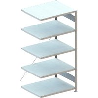Meta Steckregal Anbauregal CLIP 230 S3 AR 2000 x 1000 x 800 mm 5 Böden, verzinkt zerlegte Rahmen von META
