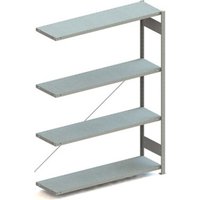 Meta Steckregal Anbauregal S3 CLIP 200 AR 2000 x 1500 x 500 mm verzinkt + 4 Böden von META