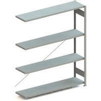 Meta Steckregal Anbauregal S3 CLIP 200 AR 2500 x 1700 x 600 mm verzinkt + 5 Böden von META