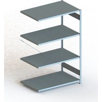 Meta Steckregal Anbauregal S3 CLIP 230 AR 2000 x 1300 x 800 mm verzinkt + 4 Böden von META