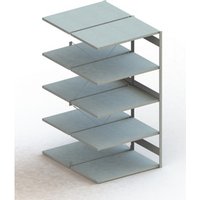 Meta Steckregal Anbauregal S3 CLIP 230 DAR 2500 x 1300 x 800 mm lichtgrau + 2 x 5 Böden Meta Steckregal Anbauregal S3 CLIP 230 DAR 2500 x 1300 x 800 mm lichtgrau + 2 x 5 Böden von META