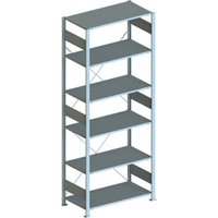 Meta Steckregal Anbauregal S3 CLIP 80 GR 2500 x 1000 x 500 mm verzinkt + 6 Böden von META