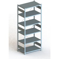 Meta Steckregal Grundregal CLIP 150 S3 GR 2500 x 1000 x 600 mm 6 Böden, verzinkt zerlegte Rahmen von META