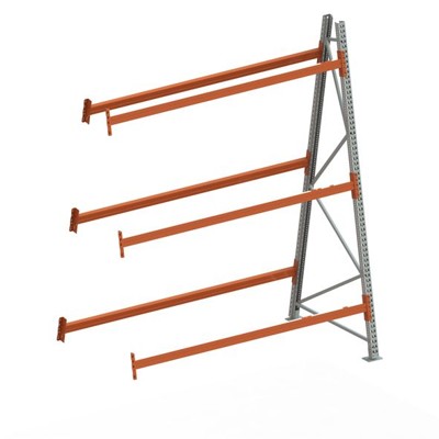 Profill.reg.An.f.zweis. HBT 3300x2700x1400 Holm RAL 2001 rotorange Stahl von Meta