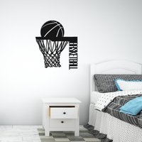 Nba Metall Wandkunst, Basketballkorb Wandbehang, Metalldekoration, Wanddekor, Boston Celtics, Los Angeles Lakers, Weihnachtsgeschenk von MetaWooArtDecor