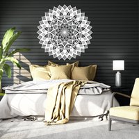 Venedig - Mandala Wandkunst, Yoga Raum Wand Dekor, Überbett Kunst, Metallschilder, Große Metall Chakra Deko, Spirituelle Raumdeko von MetaWooArtDecor