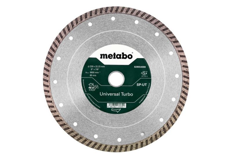 METABO Diamanttrennscheibe 230x22,23mm, SP-UT, Universal Turbo SP (628554000) von Metabo Zubehör