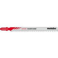 Metabo - 3 Stichsägeblätter carbide wood + metal 108/3,5-5mm, hm (623836000) von Metabo