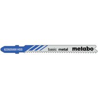 5 Stichsägeblätter basic metal 66/ 1,9-2,3 mm, progressiv, hss, mit Eintauchspitze (623925000) - Metabo von Metabo