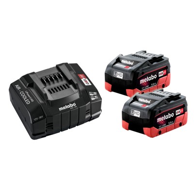 Akku Basis-Set LiHD 2x18,0 V 5,5 Ah von Metabo