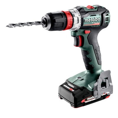 Akku-Bohrschrauber BS 18 L BL Q (602327500), metaBOX 145, 18V 2x2Ah Li-Power + SC 30 von Metabo