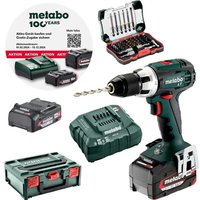 Akku Bohrschrauber bs 18 lt 18V 1x 4,0/1x 2,0 Ah sc 30 x + Bit Box - Metabo von Metabo