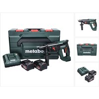Metabo - kh 18 ltx 24 Akku Kombihammer 18 v 2,1 j sds plus + 2x Akku 4,0 Ah + Ladegerät + x ( 601712510 ) von Metabo