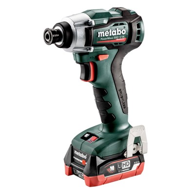 Akku-Schlagschrauber PowerMaxx SSD 12 BL 1/4", 2x 4,0Ah, Koffer + ASC 55 Akku-Schlagschrauber PowerMaxx SSD 12 BL 1/4", 2x 4,0Ah, Koffer + ASC 55 von Metabo